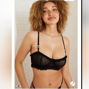 out‎ From Under Heartbreaker Lace Balconette Bra 32b